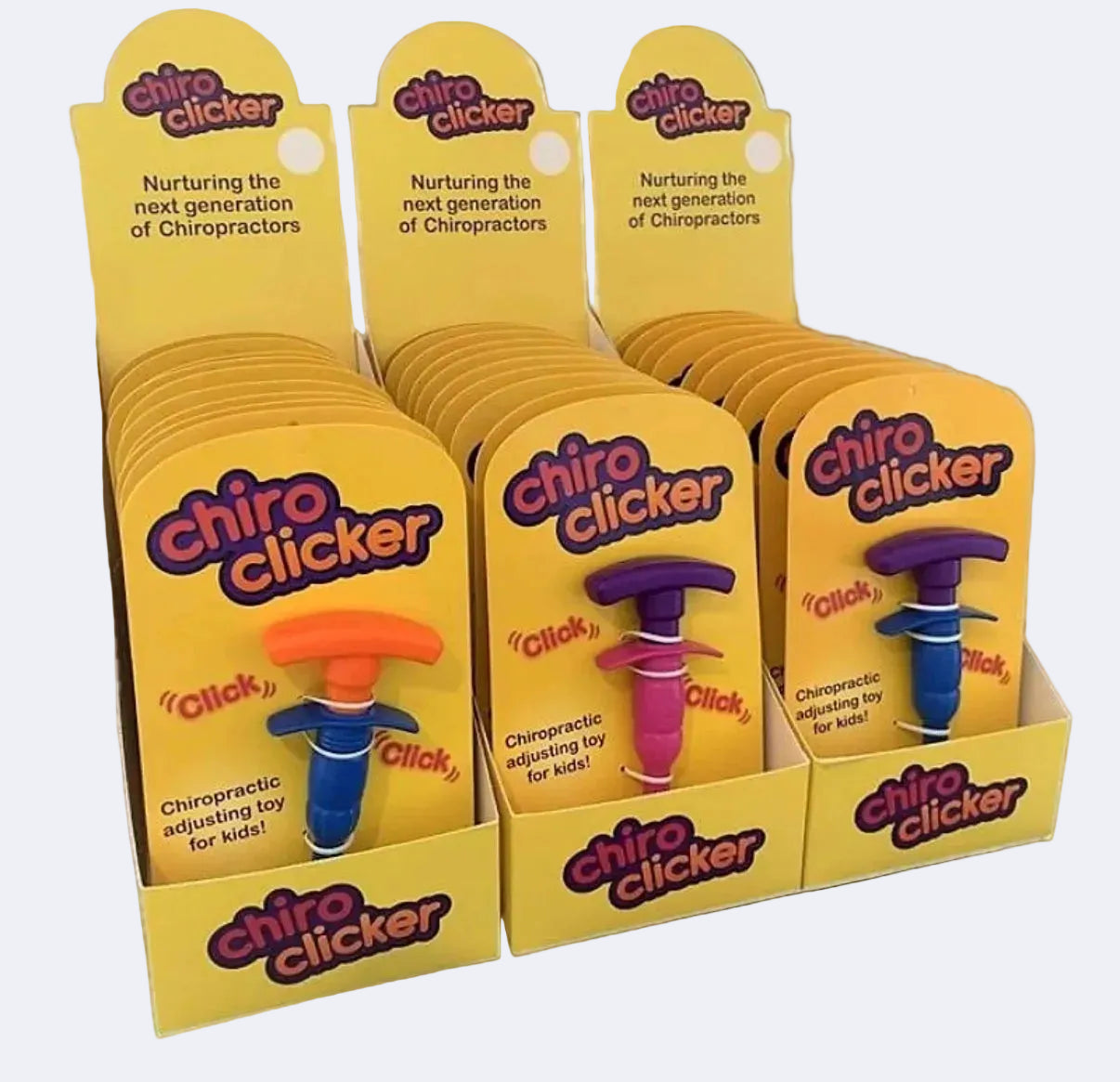 Chiro Clicker Blue/Purple box of 10